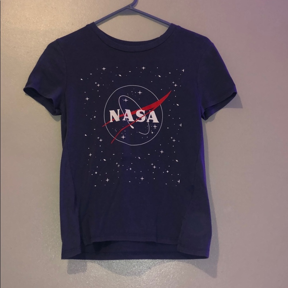 Women’s Blue, small, NASA top